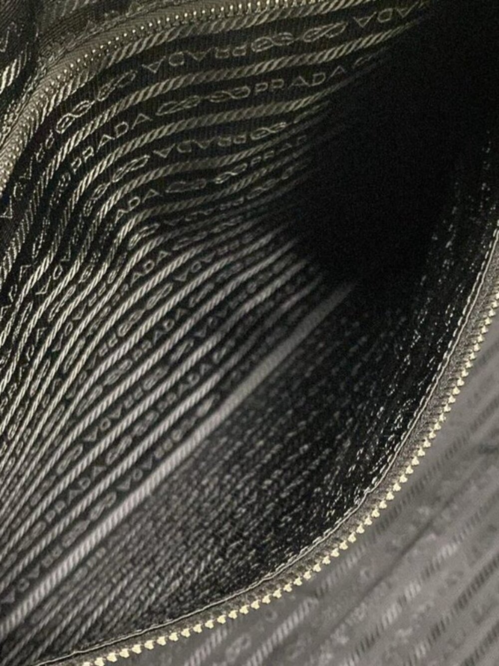 Prada Boston Bag Black Re-Nylon No Lock Leather - Picture 13 of 15